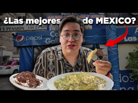 Enchiladas GIGANTES con doble baño de SALSA en la CDMX