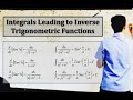 Integrating Inverse Trigonometric Functions