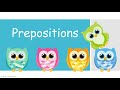 Exploring Prepositions with Owls