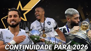 BOTAFOGO MIRA RENOVAÇÃO DE TRIO E FOCA NA MANUTENÇÃO DA BASE PARA 2026 