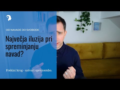 Največja iluzija pri spreminjanju navad (in zakaj volja nikoli ni dovolj)