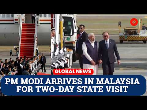 PM Modi Arrives in Malaysia for Two-Day State Visit, Receives Warm Welcome