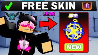 A NEW FREE SKIN got LEAKED.... (Roblox Rivals News)