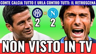 INTER NAPOLI 2-2 CLAMOROSO: Ecco cosa ha urlato davvero Conte all’arbitro prima dell’espulsione!