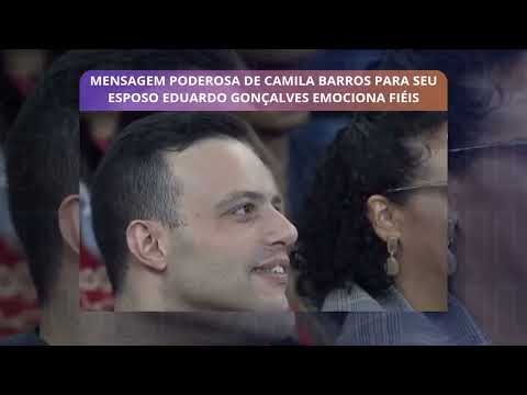 CAMILA BARROS PROFETIZA DESTINO DE EDUARDO GONÇALVES EM CULTO IMPACTANTE!