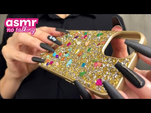 ASMR * Phone Case Tap/Scratching On & Off the Phone!