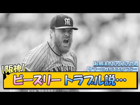 【阪神】ビーズリー トラブル説【なんJ/2ch/5ch/ネット 反応 まとめ/阪神タイガース/岡田監督】