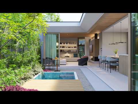 Casa Pequena e Moderna com Pátio Espetacular | Tour Completo