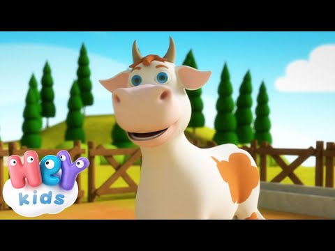 Ineğimiz Lola şarkısı 🐮 Mö mö inek çizgi film | HeyKids - Bebek videoları