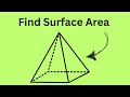 Surface Area and Perimeter of Pyramids