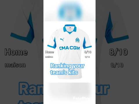 ranking your team's kits marseille edition #football #footballkits #ligue1 #marseille #marseillefc