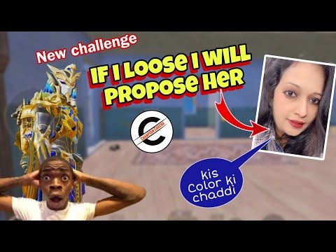 Chaadi wali Aunty ko propose Challenge 🤣 #bgmi #championchacha #funny