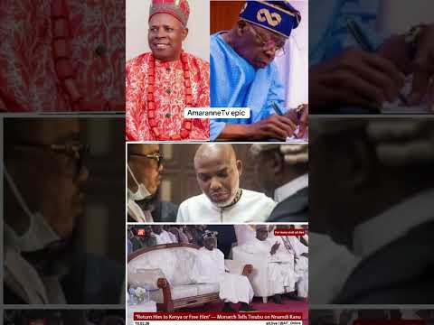 Your Excellency sir Bola Ahmed Tinubu this Traditional ruler spoke the minds of an average #igbo man