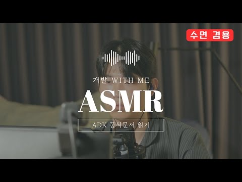 STUDY WITH ME | 📓공식문서 같이 읽어요 | 수면 ASMR | 💻 (real dog sound, real time, google ADK 49min)