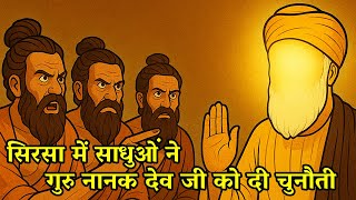 सिरसा में साधुओं ने गुरु नानक देव जी को दी चुनौती | Guru Nanak Dev Ji Sakhi |