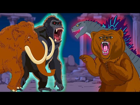 We’re going on a Godzilla  hunt vs King Kong hunt vs Mammoth hunt vs Bear hunt -Preschool Songs