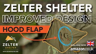 ZELTER SHELTER 2020 UPGRADE:  NEW SIDE FLAP
