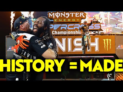 Malcolm Stewart Makes History in Supercross!