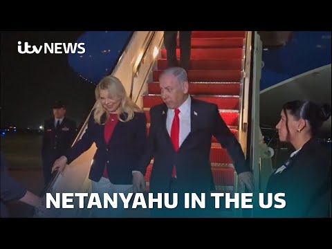 Israeli Prime Minister Benjamin Netanyahu to sit down for talks with President Trump | ITV News