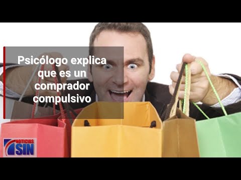 Psicólogo explica que es un comprador compulsivo