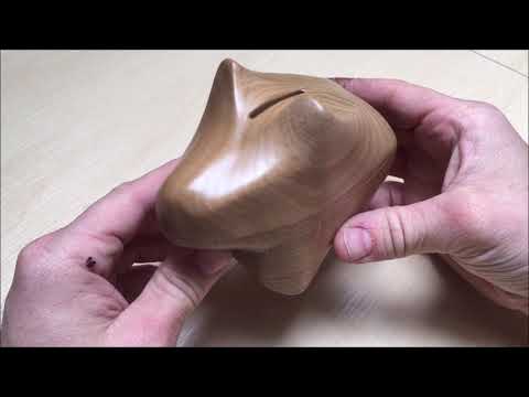 Wooden COIN BOX , made on homemade CNC