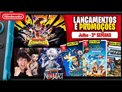 DONKEY KONG CHEGOU! Junto de Hunter Hunter e Promos | Lançamentos e Promoções Jul 3