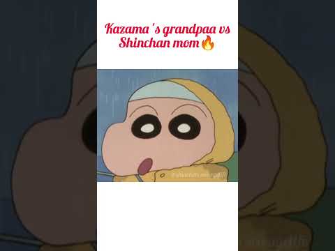kazama's grandpaa vs shinchan's mom🔥 #shinchan #sigma