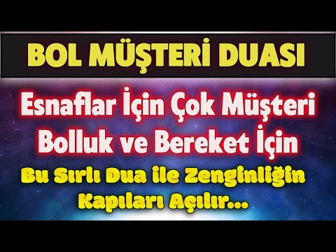 Bol Müşteri ve Bereket İçin Dua Dualar Hazinesi