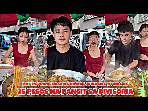 TRENDING NA PANCIT CANTON! MASIPAG NA BATANG MAG JOWA ANG NAG TITINDA | DIVISORIA STREET FOOD