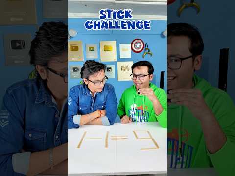 Crazy stick challenge with veer bhaiya🔥🤣 #youtubeshorts