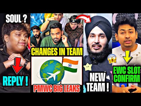Rony Left SOUL💔 SouL JOKER Again?🚨PMWC 2025 Big LEAKS✈️ Dynamo Confirm EWC Slot✅ Sid, Jonathan, Thug