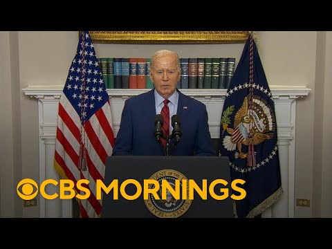 President Biden condemns violence at college campus protests