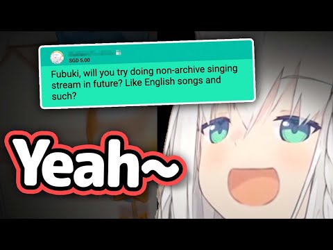 Fubuki Tries Answering English Superchat With Cute English【Hololive】