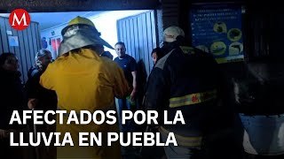 Granizada provoca inundaciones y afectaciones en distintas zonas de Puebla
