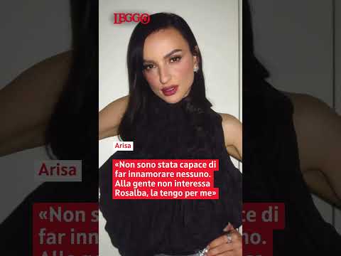 Arisa: «Non sono stata capace di far innamorare nessuno. Alla gente non interessa Rosalba»