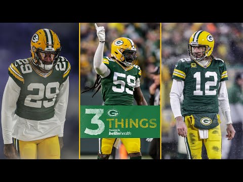 Three Things: Aaron Rodgers, scouting process and defensive free agents video clip