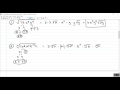 Rationalizing and Simplifying Radicals