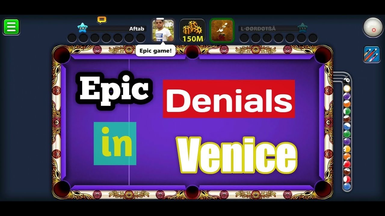 Download 5 Venice Denials Epic Venice Gameplay How To Win A Game In Venice Table 8 Ball Pool The Youtube Youtube Thumbnail Create Youtube