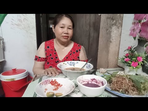 lần đầu tiên nấu nồi bún riêu giò heo rất ngon #loanvlop8386