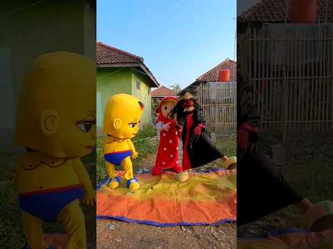 cara pakai kostum badut #shorts