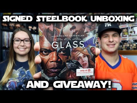 Glass SIGNED Target Exclusive Steelbook Unboxing // Giveaway!!!