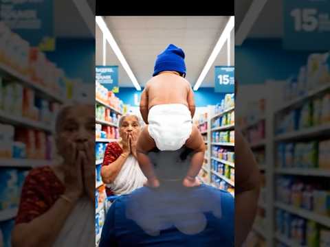 ¡Guerra en el Supermercado por el Último Paquete de Pañales! #comedia