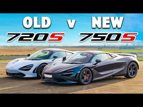 McLaren 720s vs 750s Drag Race: Power, Traction, and Tire Impact