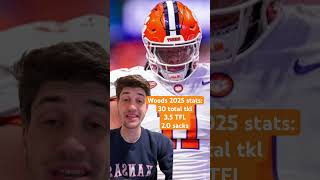 Chiefs take a BIG SWING, draft Peter Woods from Clemson #nfl #shorts