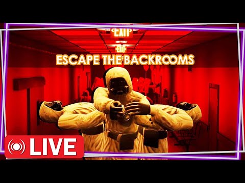 🔴 ESCAPE THE BACKROOMS  ( Pesadilla - Terror )  Directo #12 😱 🔴