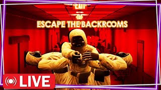 🔴 ESCAPE THE BACKROOMS  ( Pesadilla - Terror )  Directo #12 😱 🔴
