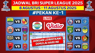 MULAI HARI INI! Jadwal Liga 1 2025 - Persib vs Semen Padang - Persebaya vs PSIM - Super League 2025