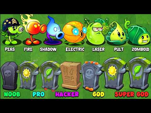 Pvz 2 Challenge - All Plants Max Level Vs Team Gravestones - How Many Plants Will Win?