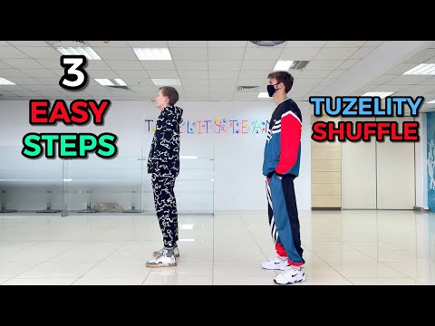 3 EASY SHUFFLE STEPS ❗️STAR DANCING 5 MIN 😎 TUZELITY SHUFFLE 😱⭐️