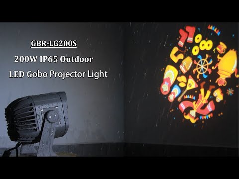 GBR-LG200S 200W Outdoor Gobo Projector Light